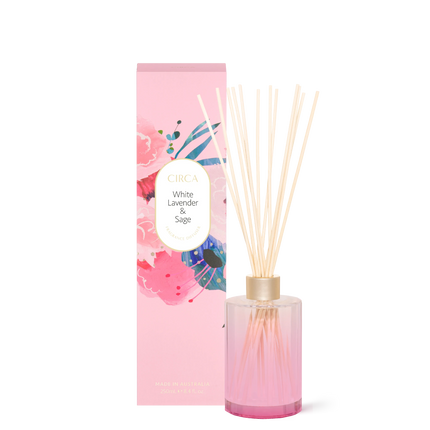 Circa Home WHITE LAVENDER & SAGE Fragrance Diffuser 250mL - Lillianna Gifts Australia