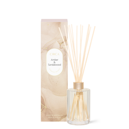 Circa Home AMBER & SANDALWOOD Fragrance Diffuser 250mL - Lillianna Gifts Australia