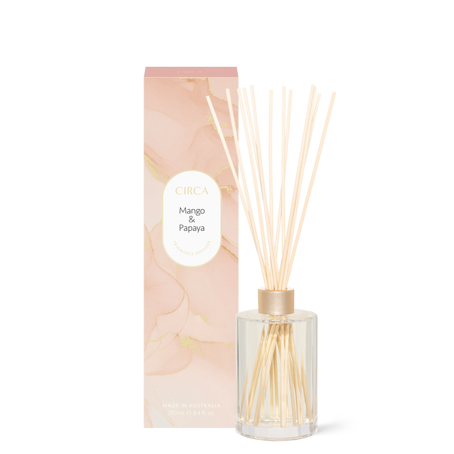 Circa Home MANGO & PAPAYA Fragrance Diffuser 250mL - Lillianna Gifts Australia