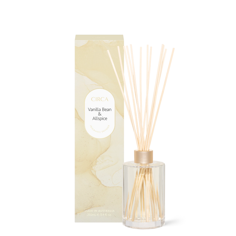 Circa Home VANILLA BEAN & ALLSPICE Fragrance Diffuser 250mL - Lillianna Gifts Australia