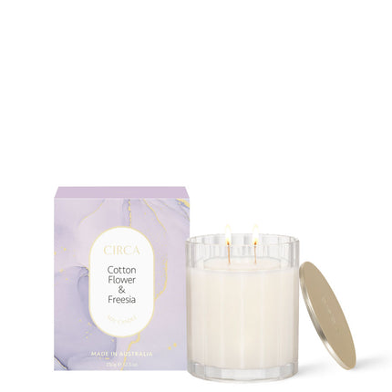 Circa Home Candle Cotton Flower Freesia - Lillianna Gifts Australia