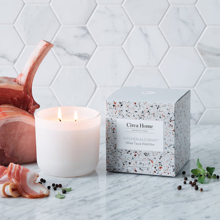 Circa Home Candle White Tean Wild Mint - Lillianna Gifts Australia