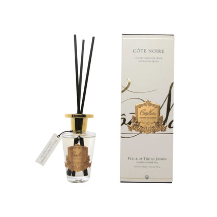 Cote Noire Diffuser Jasmine Flower Silver - Lillianna Gifts Australia
