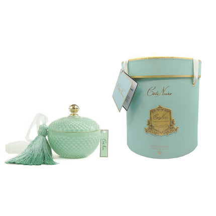 Cote Noire Candle Art Deco Tiffany Blue - Lillianna Gifts Australia