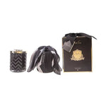 Black Herringbone