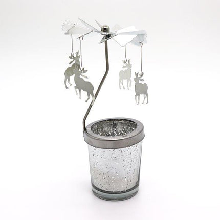 Candle Spinner Deer Gold\Silver - Lillianna Gifts Australia