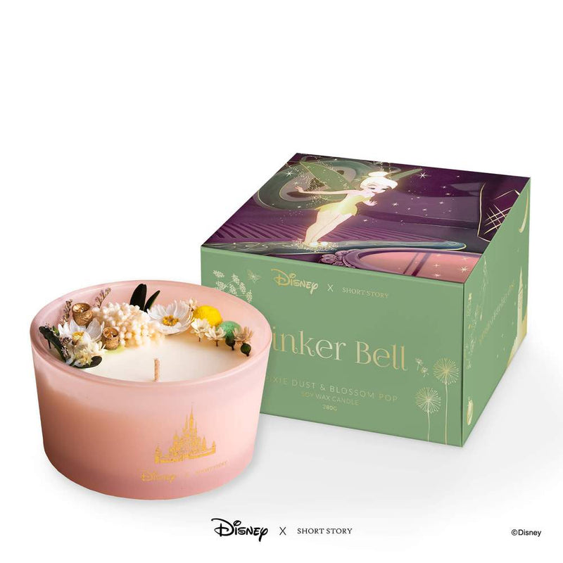 Disney Triple Scented Soy Candle Tinker Bell - Lillianna Gifts Australia