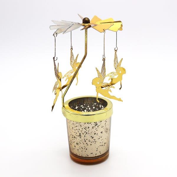 Candle Spinner Fairy Gold\Silver - Lillianna Gifts Australia