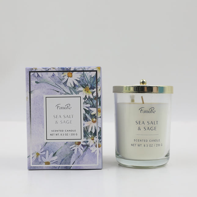 Fumare Candle Sea Salt and Sage - Lillianna Gifts Australia