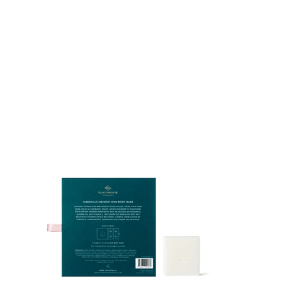 Glasshouse MARSEILLE MEMOIR GARDENIA Body Bar Set (Body Soap) - Lillianna Gifts Australia