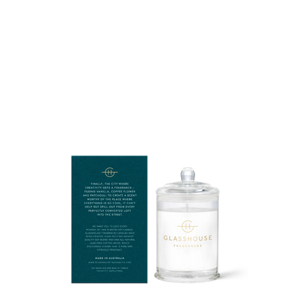 Glasshouse MELBOURNE MUSE COFFEE FLOWER & VANILLA 60g Triple Scented Soy Candle - Lillianna Gifts Australia