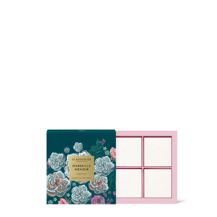 Glasshouse MARSEILLE MEMOIR GARDENIA Body Bar Set (Body Soap) - Lillianna Gifts Australia
