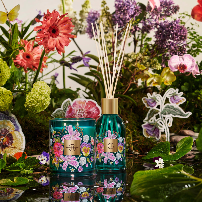 Glasshouse VELVET RHAPSODY WATER LILY & YUZU 250mL Fragrance Diffuser - Lillianna Gifts Australia