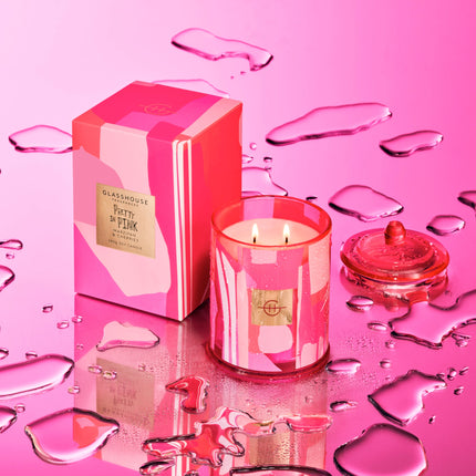 Glasshouse Candle Pretty in Pink - Lillianna Gifts Australia