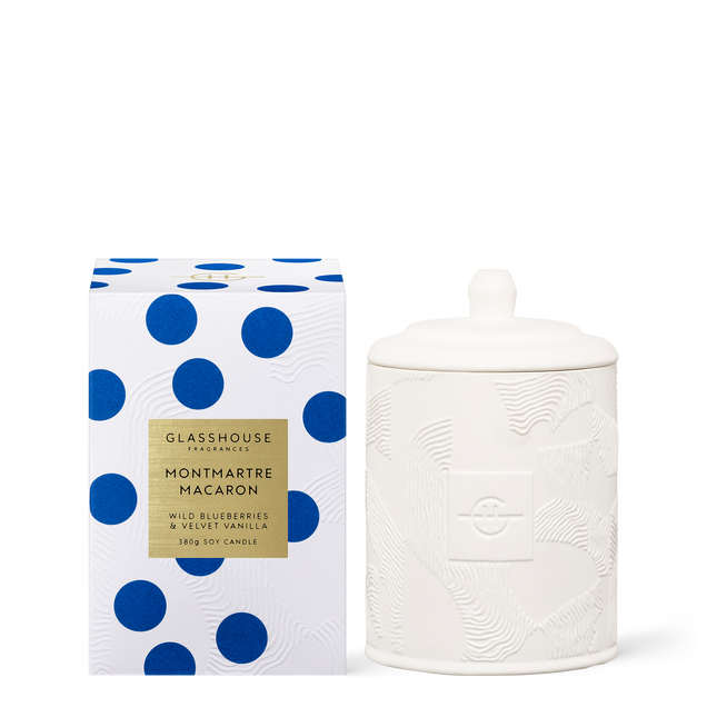 GlassHouse Candle Montmartre Macaron - Lillianna Gifts Australia