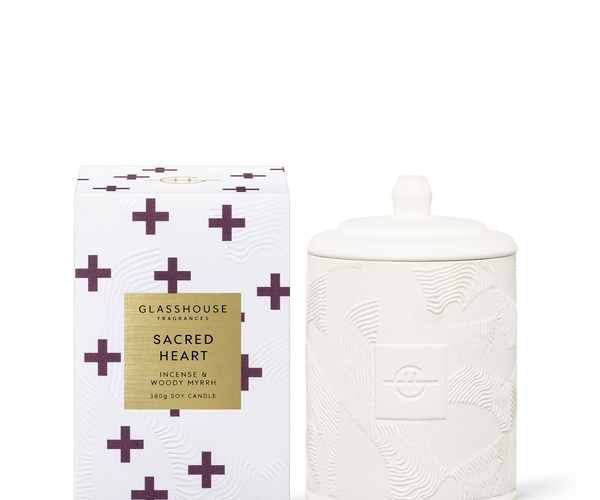 GlassHouse Candle SACRED HEART – Lillianna Gifts