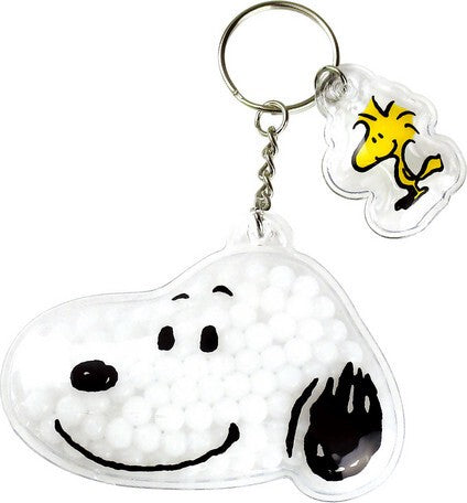 Snoopy Gel Beads Keyring - Lillianna Gifts Australia