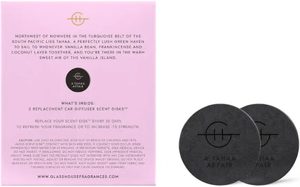 Glasshouse Car Diffuser Refill A Tahaa Affair - Lillianna Gifts Australia