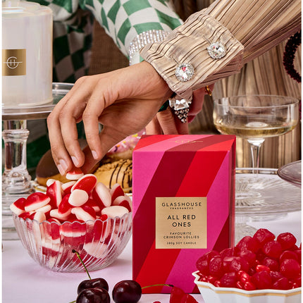 Glasshouse Candle All Red Ones Candle 380g - Lillianna Gifts Australia