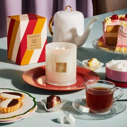 Glasshouse Candle CHAI CHAT Candle 380g - Lillianna Gifts Australia