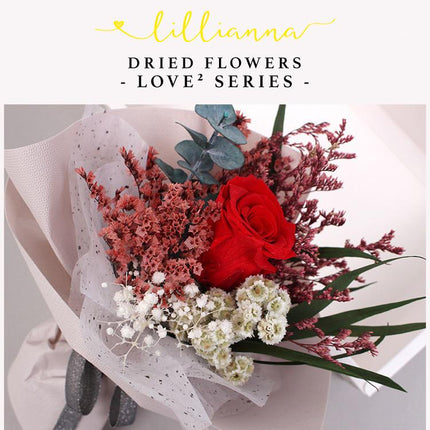 Dried Flowers Red S - Lillianna Gifts Australia