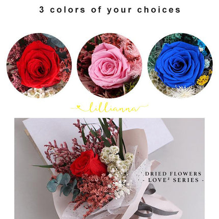Dried Flowers Red S - Lillianna Gifts Australia