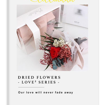 Dried Flowers Red S - Lillianna Gifts Australia