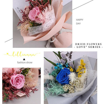 Dried Flowers Red S - Lillianna Gifts Australia