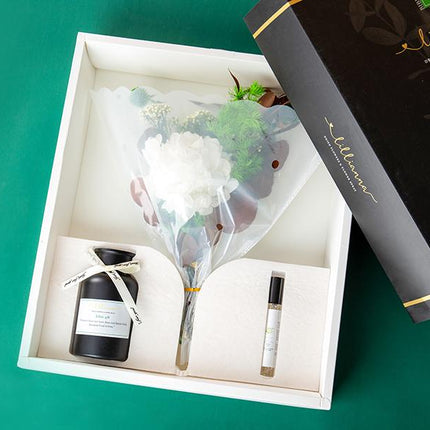 Matcha and Vanilla Flowers and Perfume Size M - Lillianna Gifts Australia