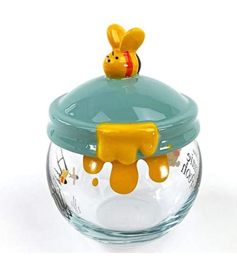 Winnie the Pooh glass canister honey pot - Lillianna Gifts Australia
