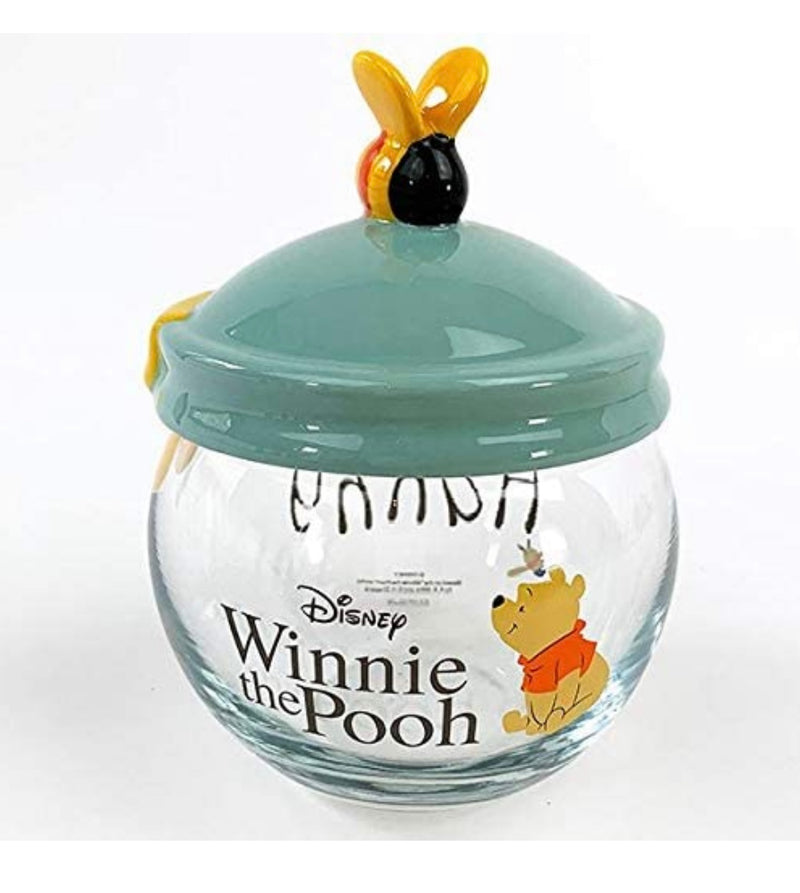 Winnie the Pooh glass canister honey pot - Lillianna Gifts Australia