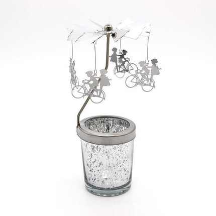 Candle Spinner Boy Girl Gold/Silver - Lillianna Gifts Australia