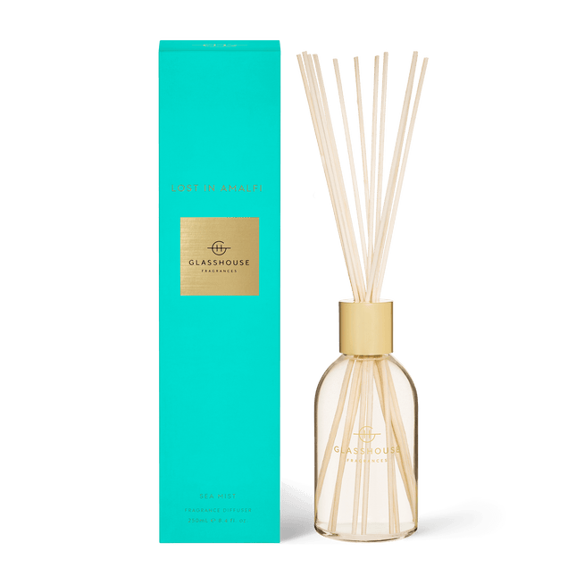 Glasshouse Diffuser Lost in Amalfi Sea Mist - Lillianna Gifts Australia