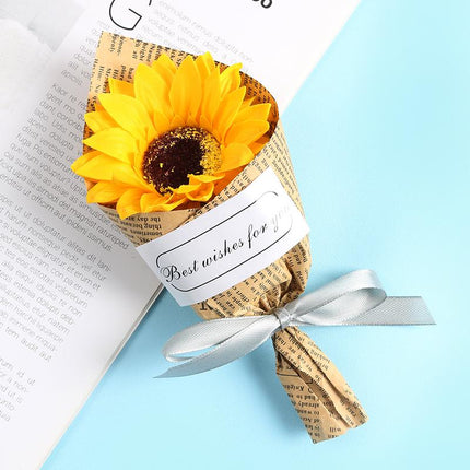 Newspaper Sunflower - Lillianna Gifts Australia