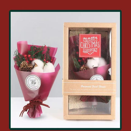 Christmas Limited Edition Cottonflower and Pine Cone - Lillianna Gifts Australia