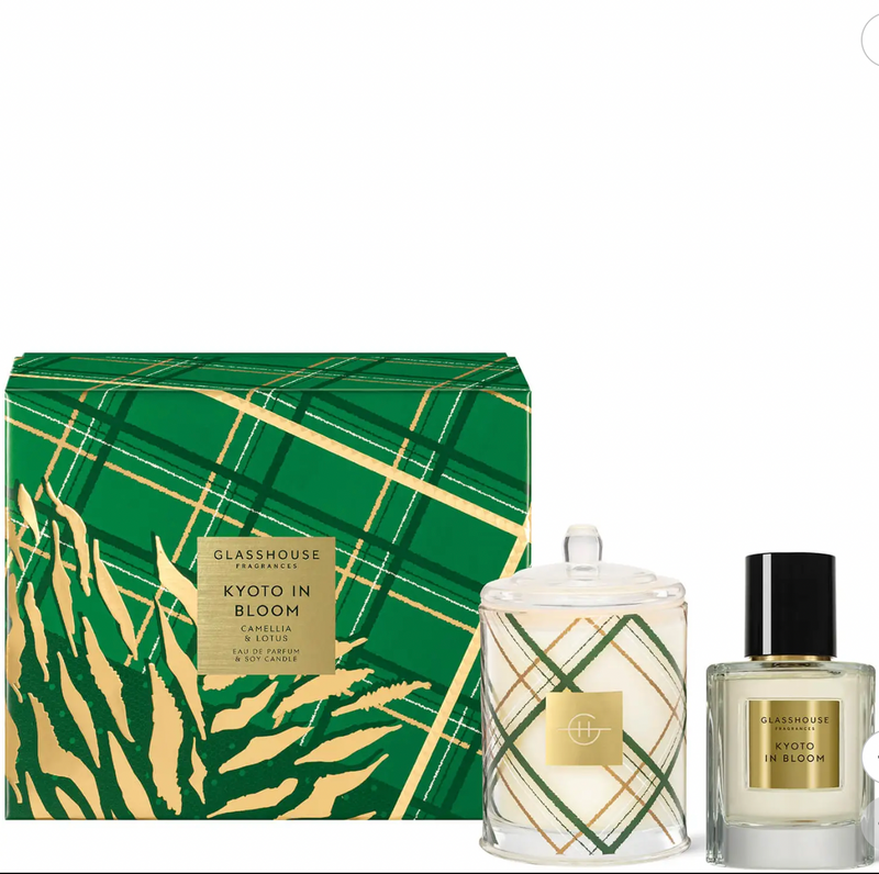 Glasshouse Fragrances Christmas Kyoto in Bloom Fragrance Duo Gift Set (Worth $142.95) - Lillianna Gifts Australia