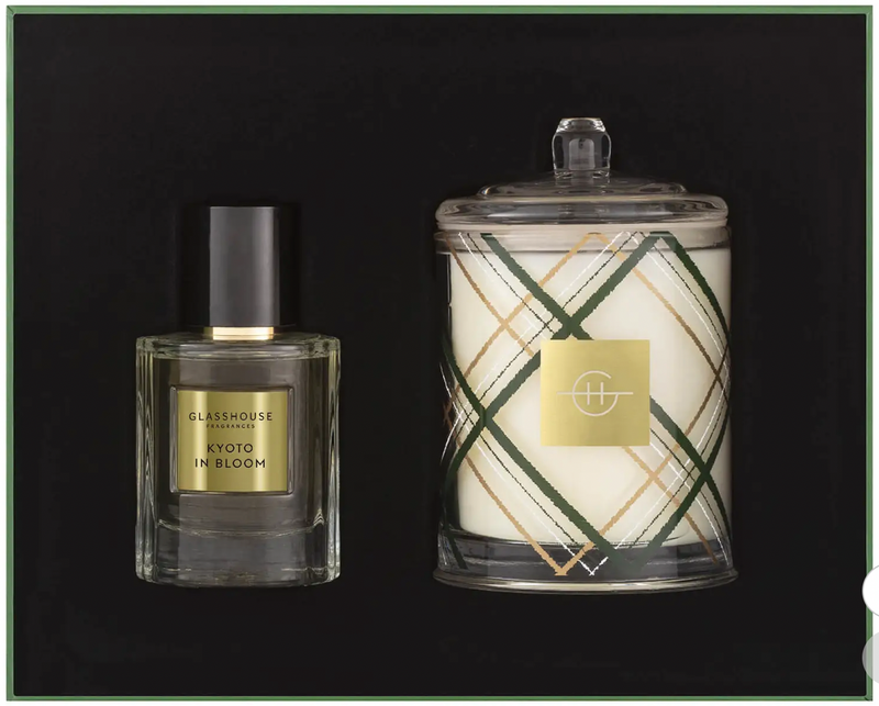 Glasshouse Fragrances Christmas Kyoto in Bloom Fragrance Duo Gift Set (Worth $142.95) - Lillianna Gifts Australia