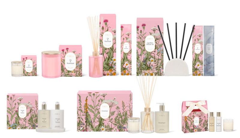LILY & ROSEWOOD SCENT STEMS - Circa Home Mother's day collection 2023 - Lillianna Gifts Australia