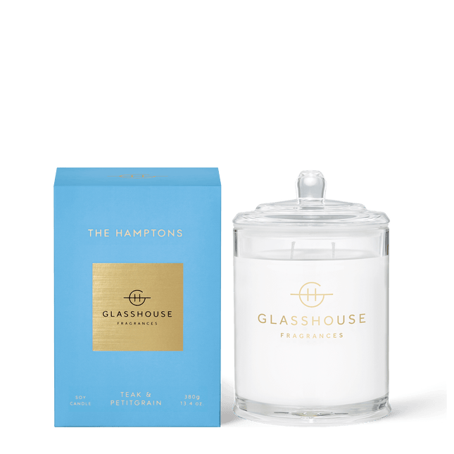 Glasshouse Candle The Hamptons - Lillianna Gifts Australia