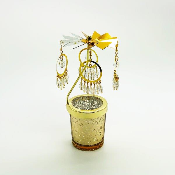 Candle Spinner Dream Catcher Gold - Lillianna Gifts Australia