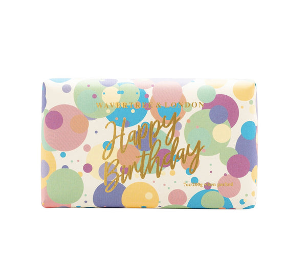 Wavertree & London Happy Birthday Soap - Lillianna Gifts Australia