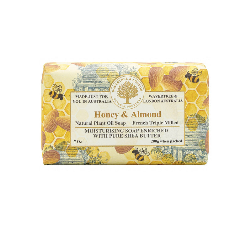 Wavertree & London Honey Almond Soap - Lillianna Gifts Australia