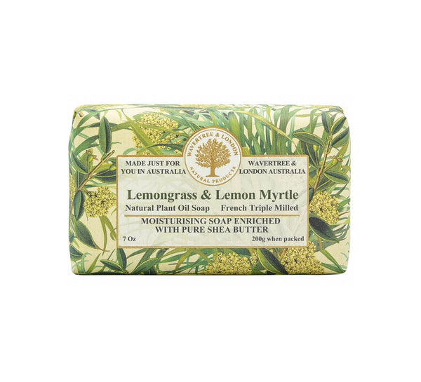 Wavertree & London Lemongrass Lemon Myrtle Soap - Lillianna Gifts Australia