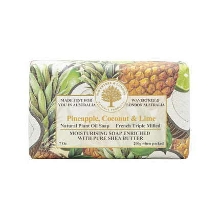 Wavertree & London Pineapple Coconut Lime Soap - Lillianna Gifts Australia