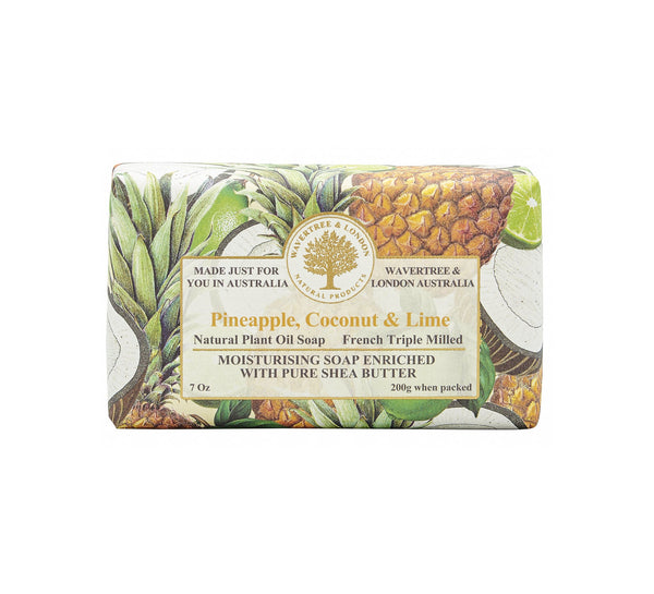Wavertree & London Pineapple Coconut Lime Soap - Lillianna Gifts Australia
