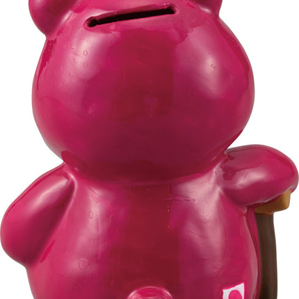 Disney TOY STORY Lots-o'-Huggin' Bear Lotso Figure Ceramic Piggy Coin Bank - Lillianna Gifts Australia