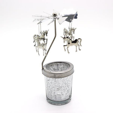 Candle Spinner Unicorn Gold/Silver - Lillianna Gifts Australia