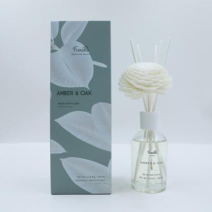 Fumare Amber and Oak Flowers and Diffuser - Lillianna Gifts Australia