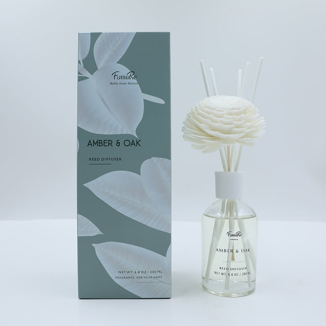 Fumare Amber and Oak Flowers and Diffuser - Lillianna Gifts Australia