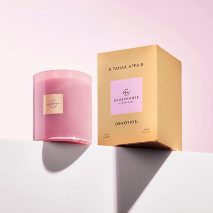 Glasshouse Candle A Tahaa Affair Devotion - Lillianna Gifts Australia